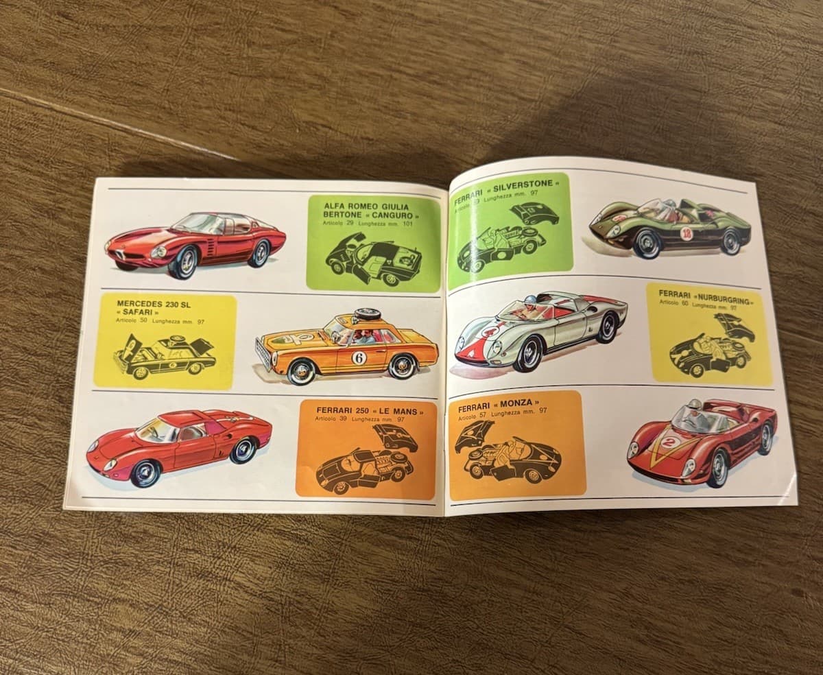 VINTAGE RARE MERCURY MADE IN ITALY DIECAST TOYS CATALOG MICROMINIATURE METALLO. 5