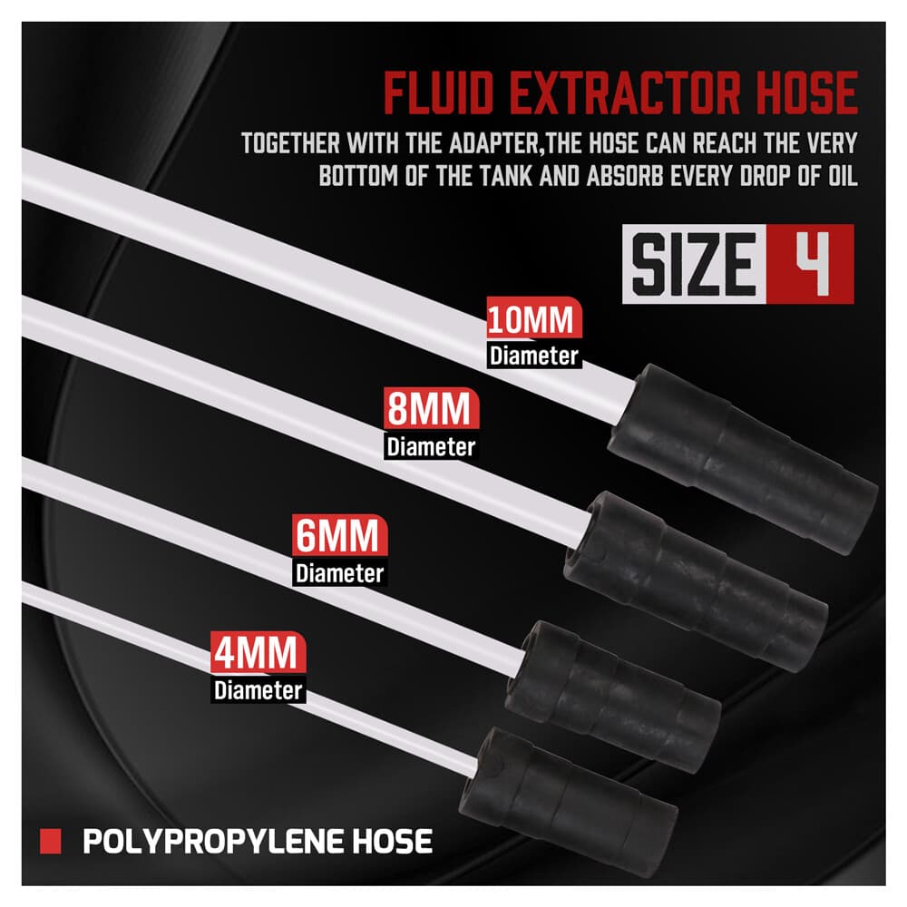 9L Fluid Evacuator Manual Oil Changer Hand Operated Oil Change Fluid Extractor 4