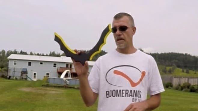 Batman Batarang Boomerang handcrafted Boomerangs By Vic REALLY RETURNS! 2
