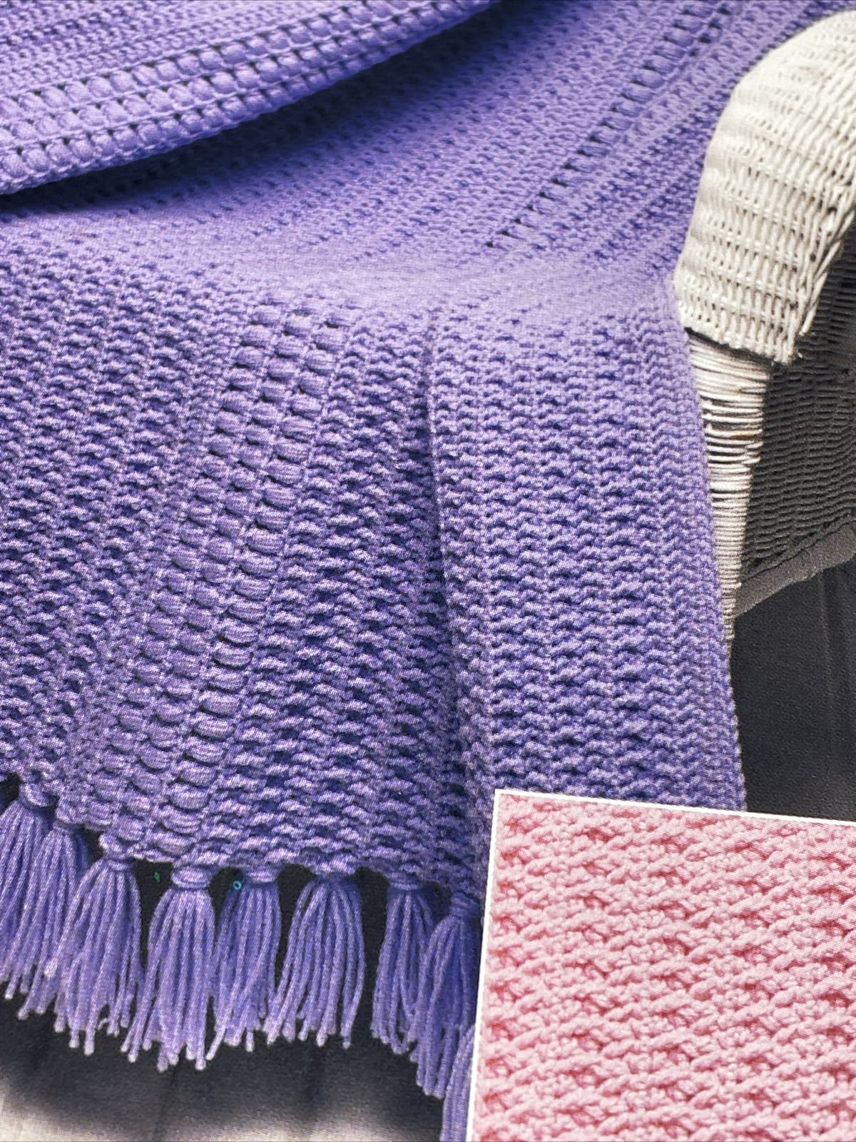 Cozy Comfort Afghan Aran Heirlooms Crochet Pattern Needlecraft Shop 2