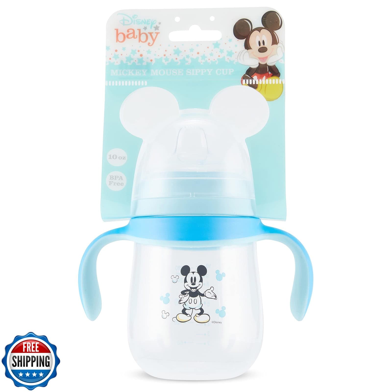 Disney Sippy Cups for Toddlers, Learner Sippy Cups for Kids with Pacifier, BP 3