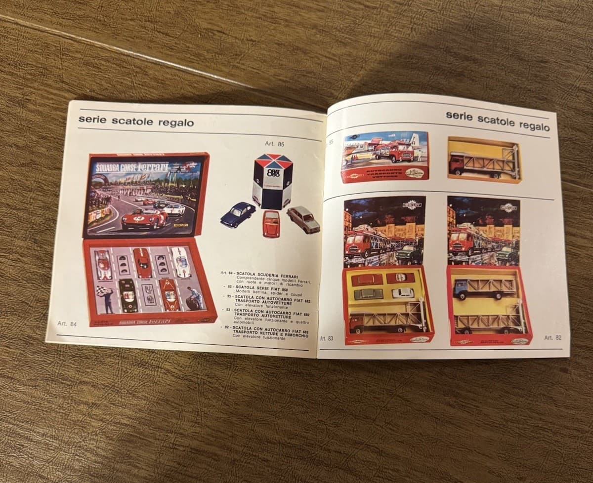 VINTAGE RARE MERCURY MADE IN ITALY DIECAST TOYS CATALOG MICROMINIATURE METALLO. 6