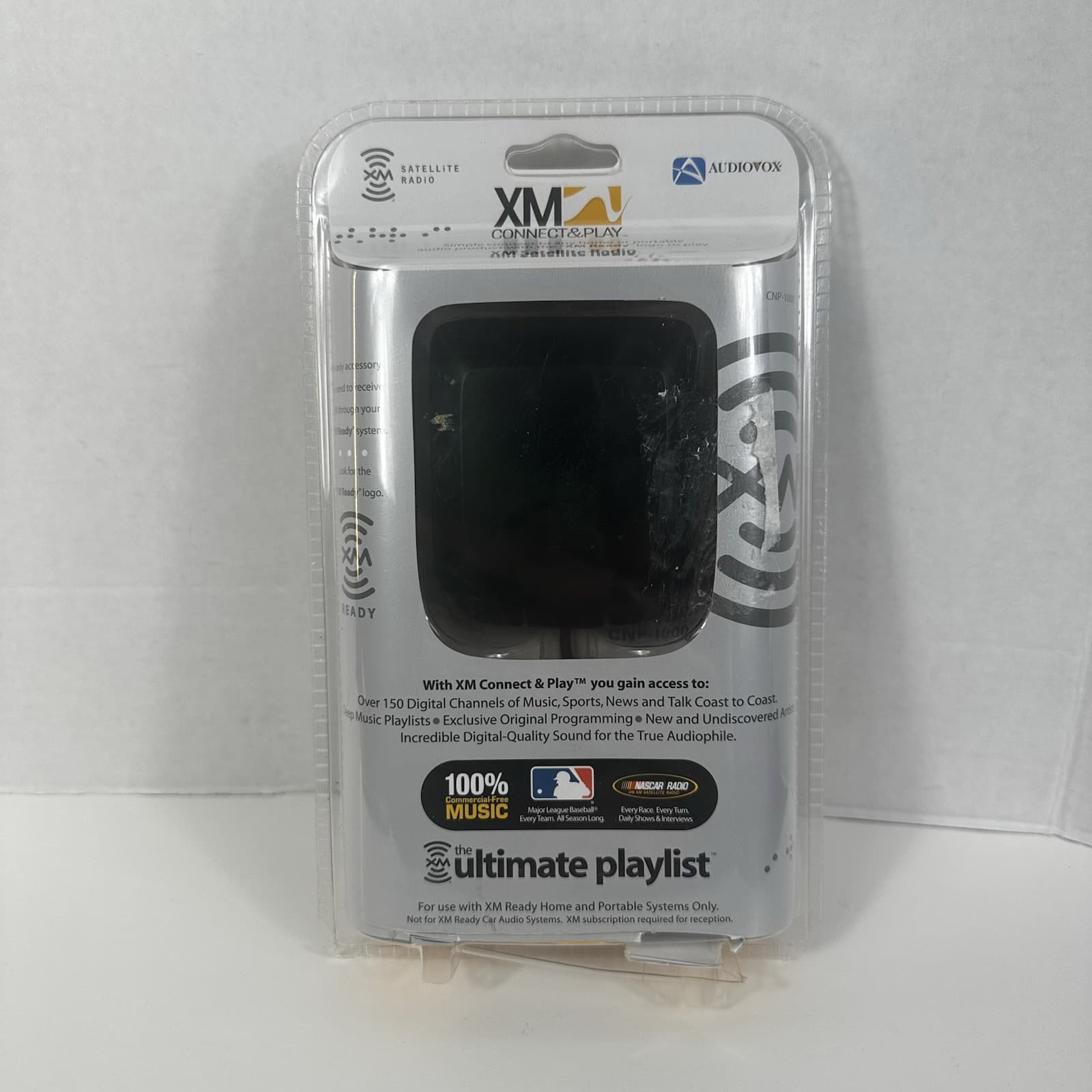 Audiovox CNP-1000 XM Satellite Radio Connect & Play Digital Antenna *Box Damage*