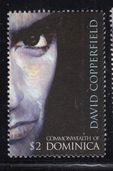 DOMINICA David Copperfield, Magician MNH stamp