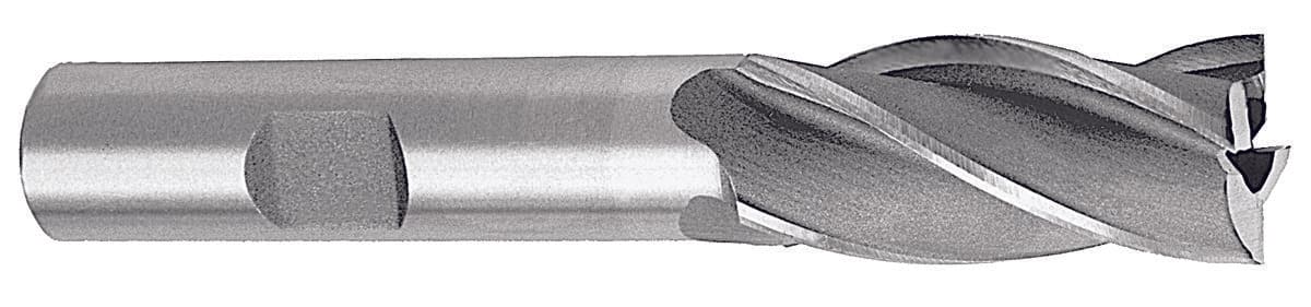 1-5/8 x 3/4" Shank 6F HSS Single End Mill