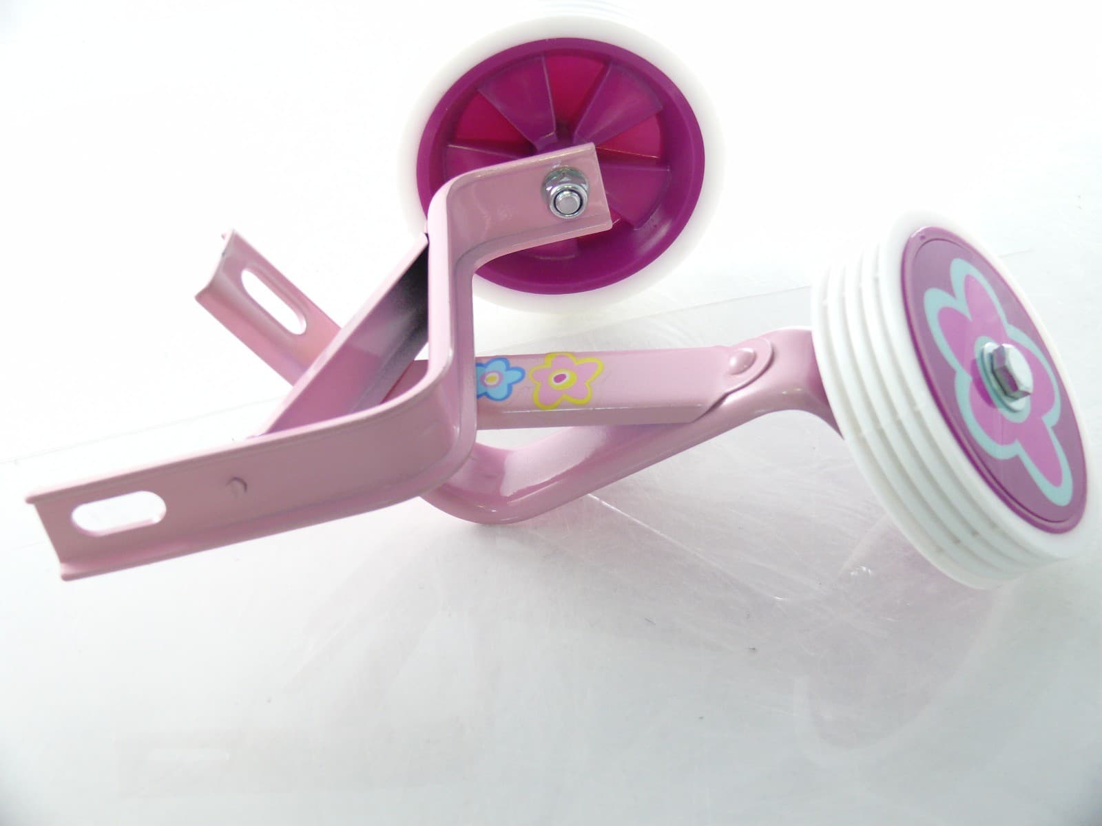  Kids girl Bicycle Heavy Duty Training Wheels for  14"  Bike Children pink  5