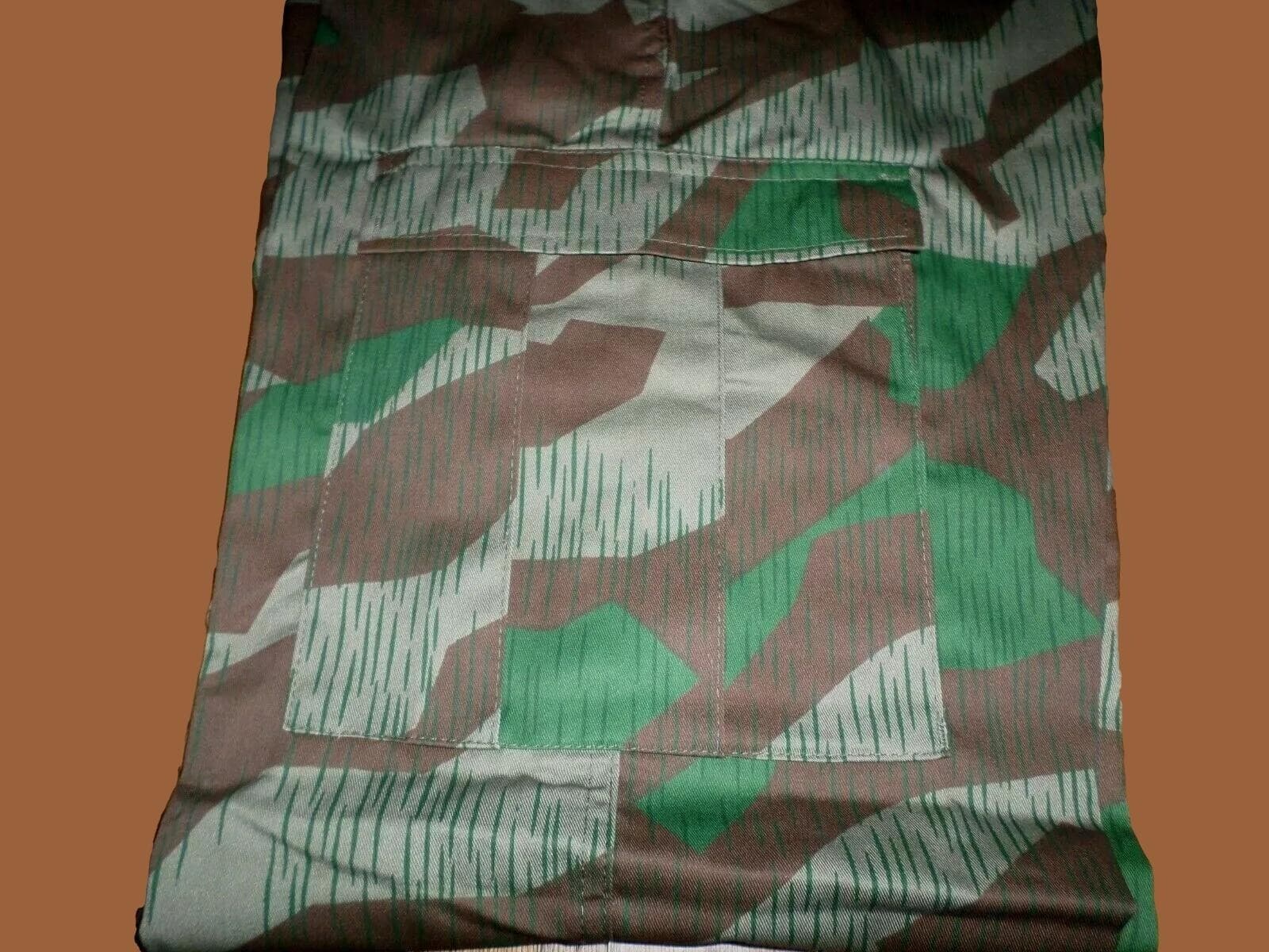 GERMAN SPLINTER CAMOUFLAGE PANTS MILITARY BDU CARGO 6 POCKET FATIGUE TROUSERS 6