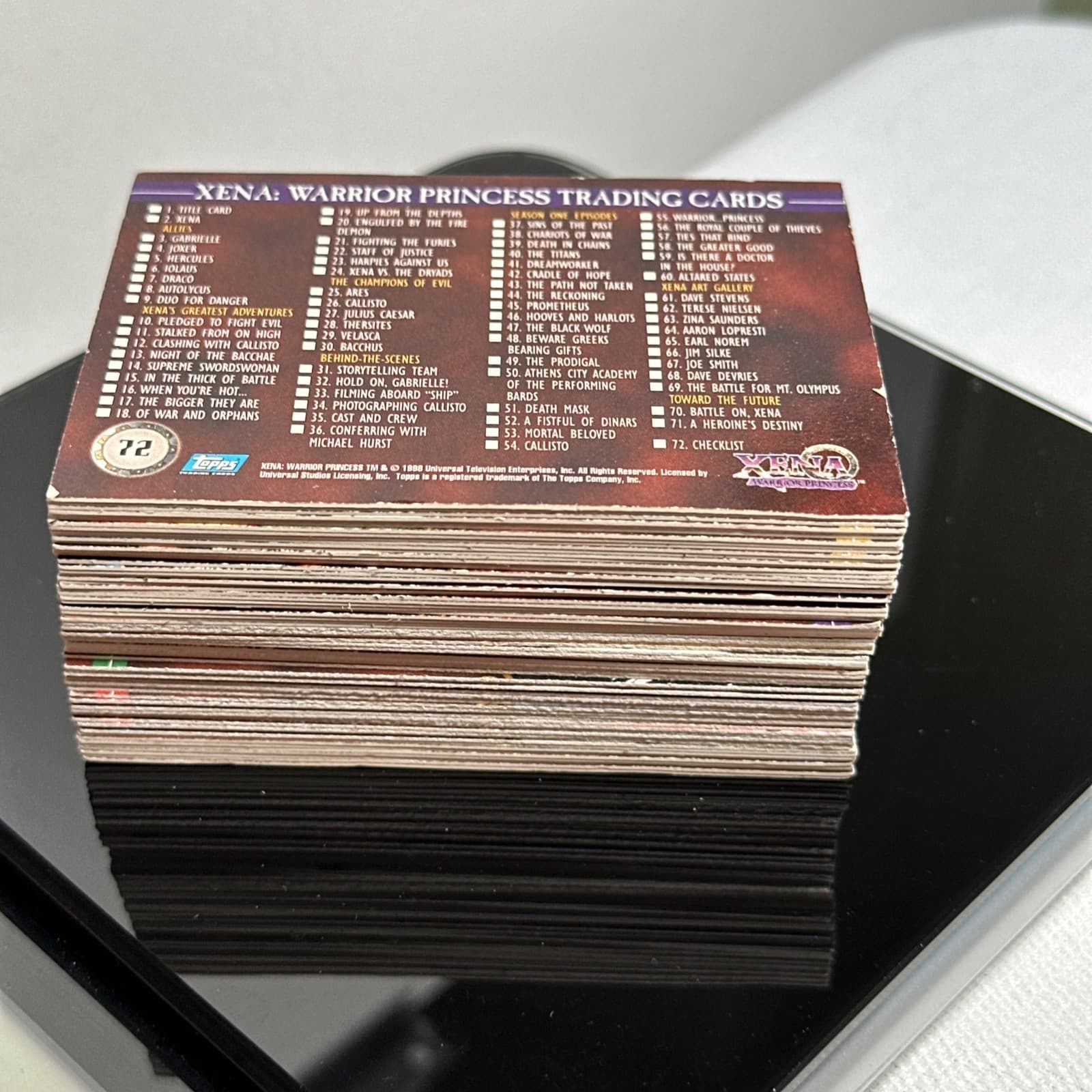 🗡️ Xena Warrior Princess Lot 1997–1998 | Trading Cards, Callisto Magnet & Pin 5