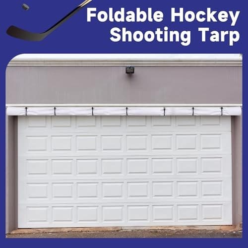  Hockey Shooting Tarp, 16ft x 8 ft Hockey Training Equipment for Shooting  5