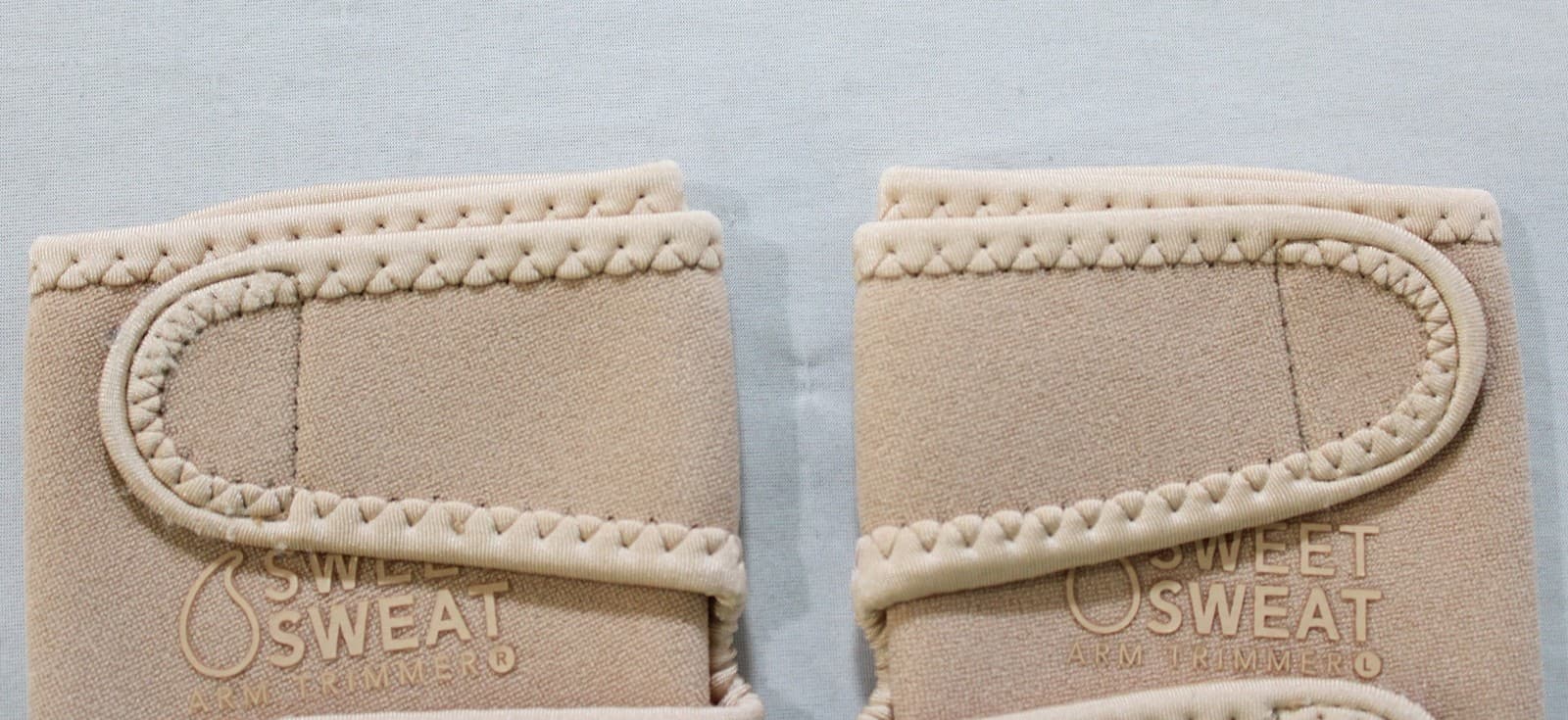 Sweet Sweat Unisex Adult's 2-Pack Compression Arm Trimmers CA4 Stone Large NWT 4