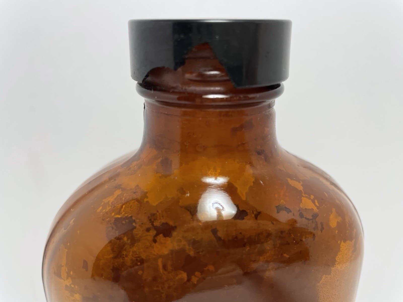 Vintage MAGNESIA, ASAFETIDA and OPIUM, N. F., V Medicine Bottle EMPTY 6