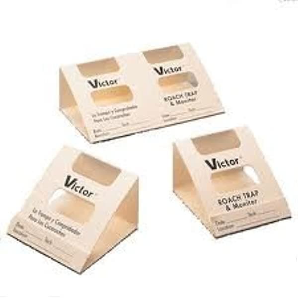 5 Victor Roach & Insect Control Trap & Monitor Glue Boards ( 10 Monitor Traps ) 2