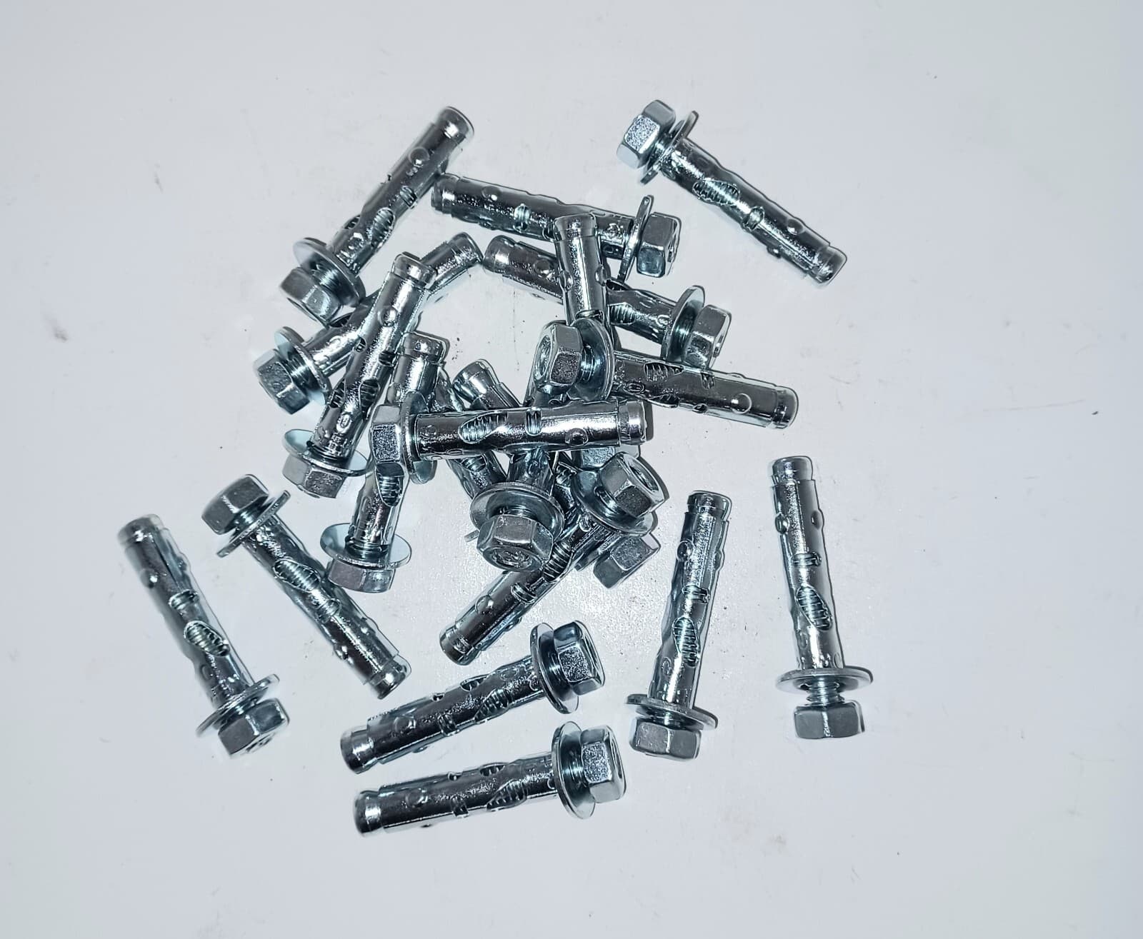 1 1/2" x 5/16" concrete sleeve anchor bolts 20 pk Rail Post Base Repair Gates