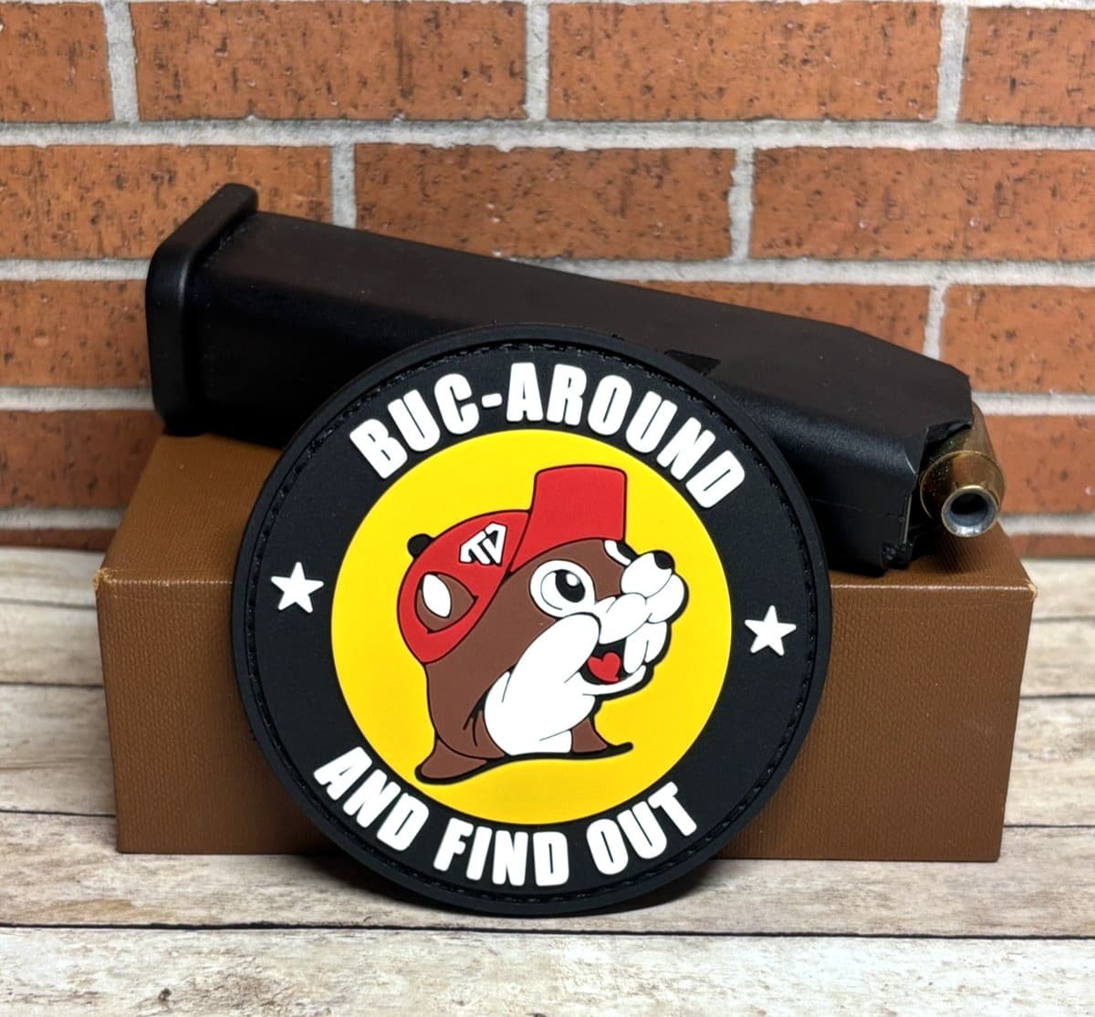 Tactical Morale PVC Buc-ees Patch,  Buc ees Patch, Buc Around And Find Out Patch 2