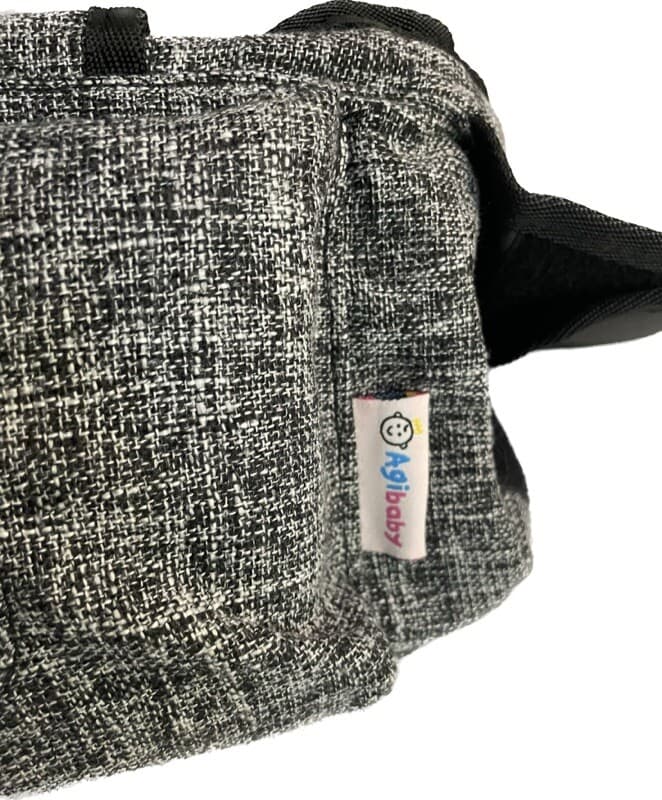 Agibaby Stroller Organizer with Cup Holders Baby Diaper Bag/ Caddy Straps 4