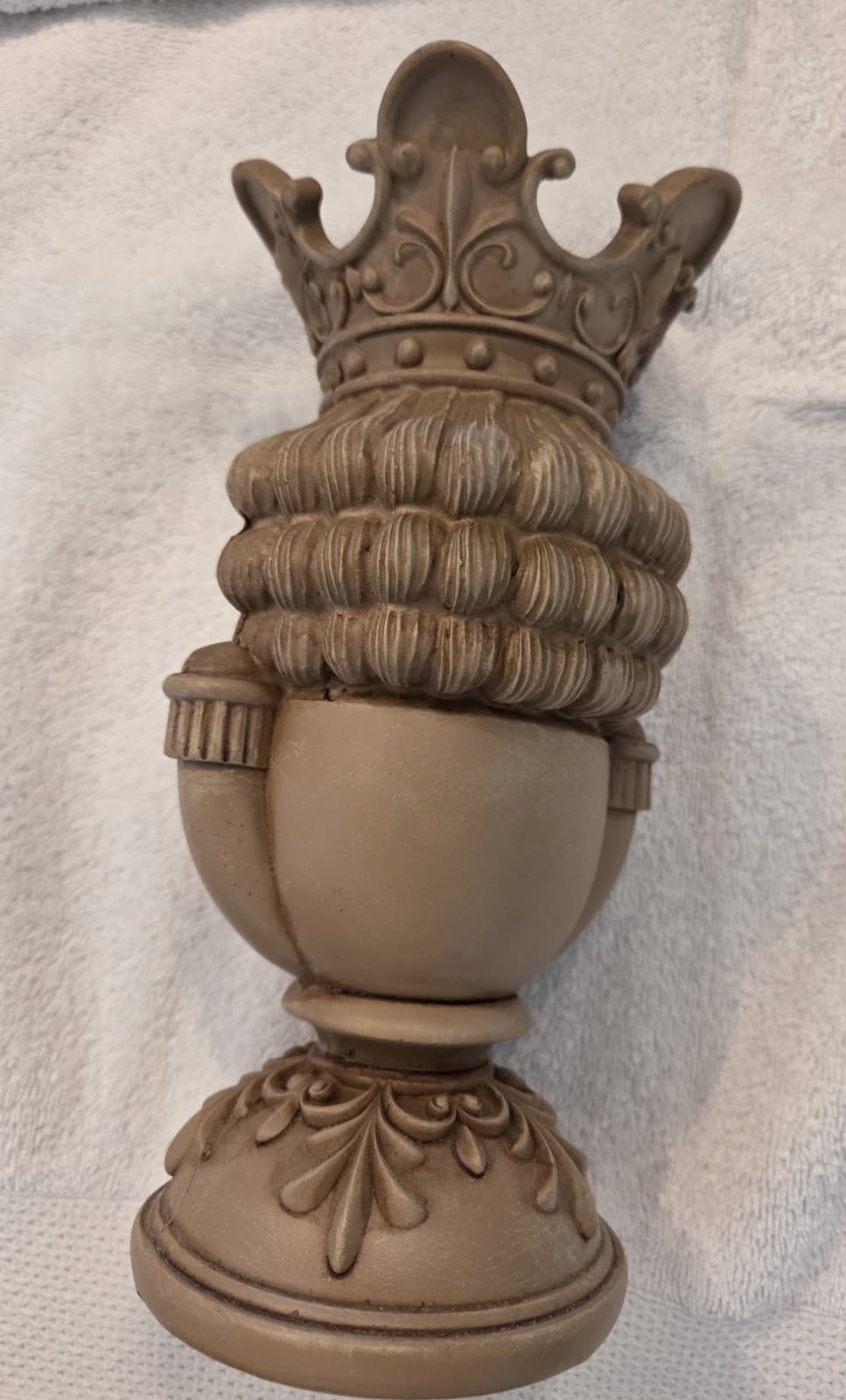 Brown Polyresin Nutcracker Christmas Pillar Candle Holder, 9", by Holiday Time 3