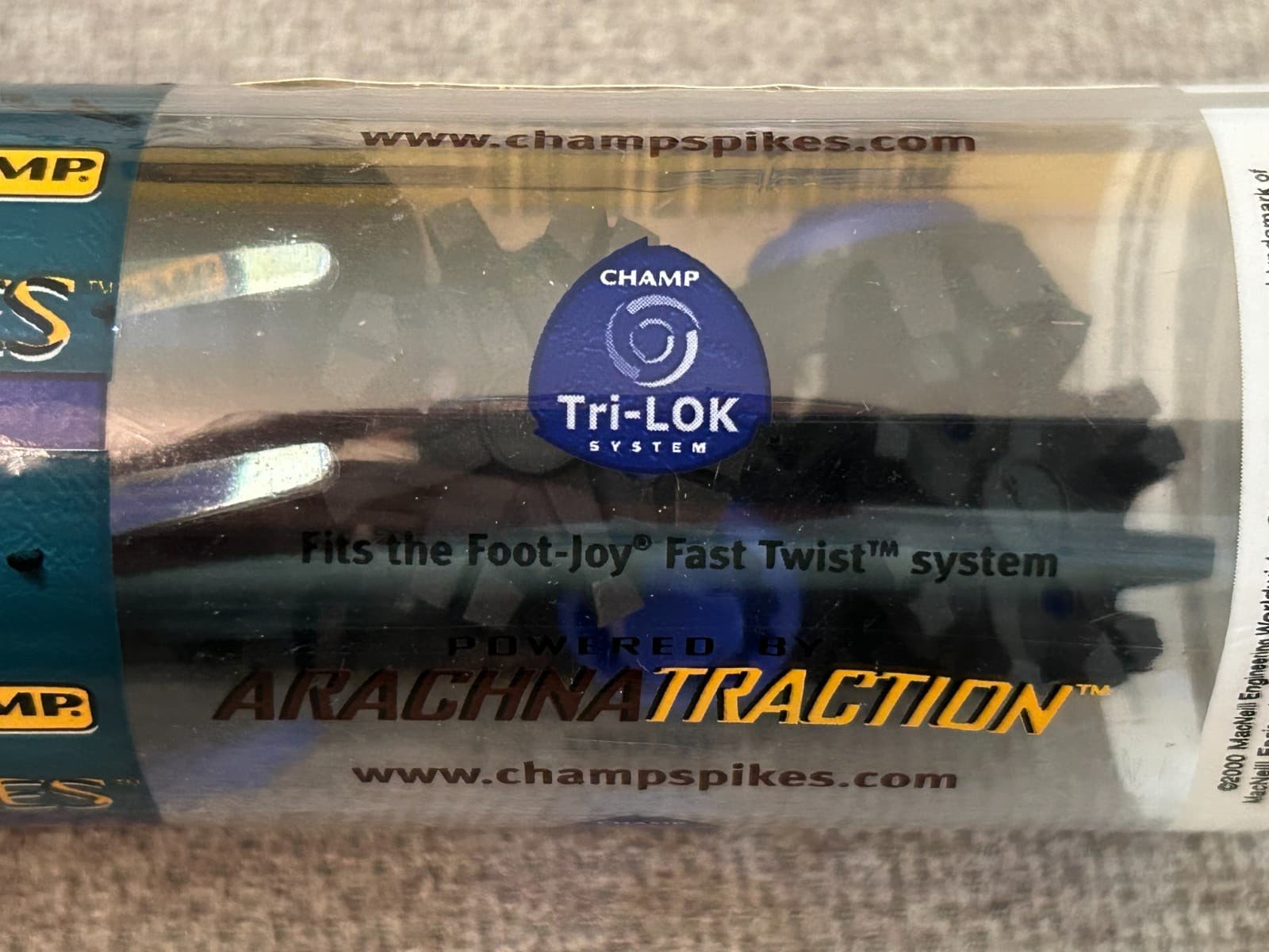 NEW Champ Arachna Traction Scorpion Tri-LOK Golf Spikes Cleats Set of 18 2