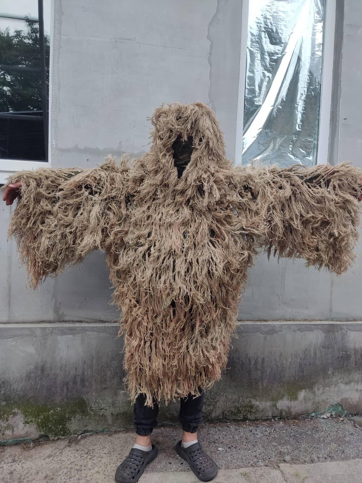 Kikimora camouflage poncho 2025 handmade 4