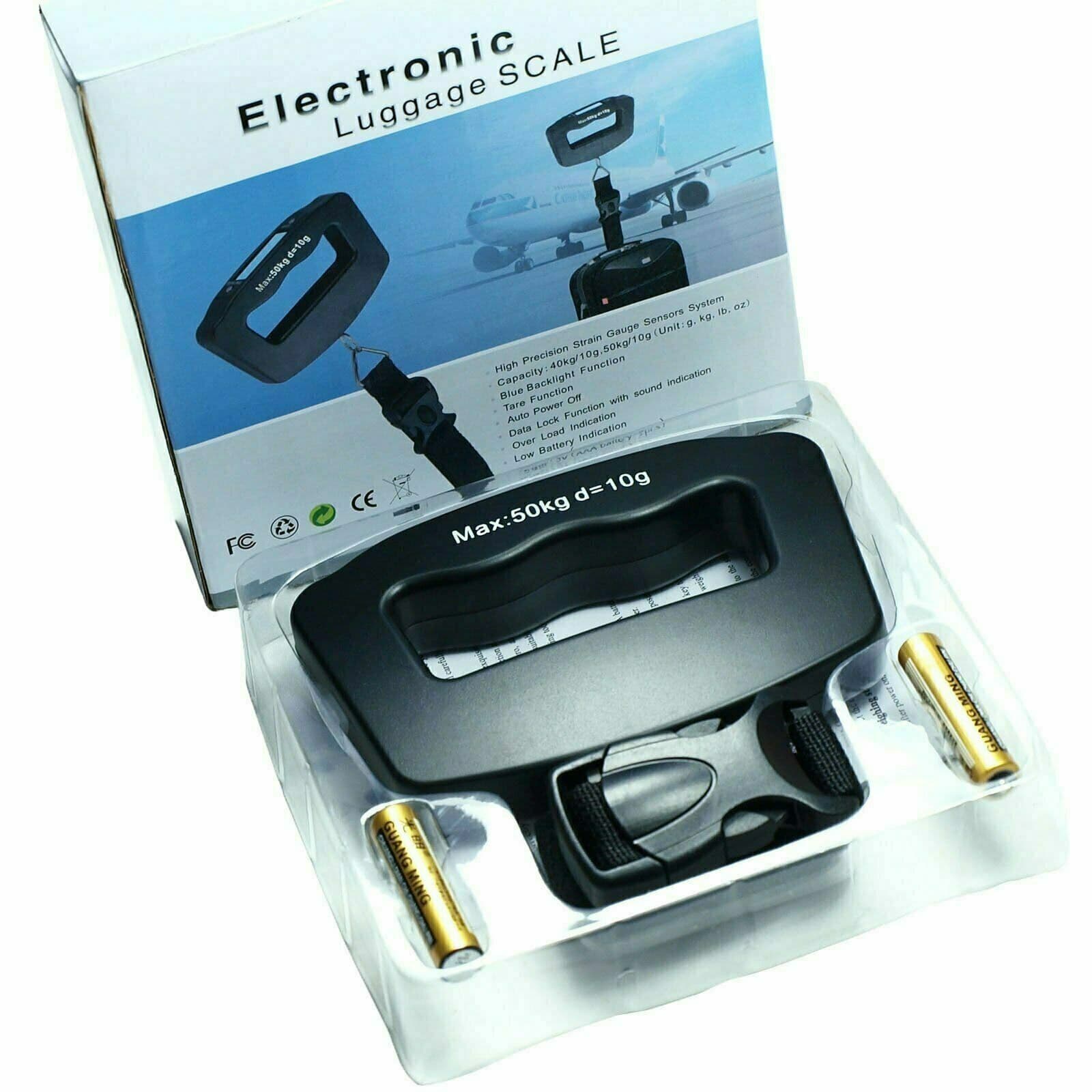 50kg /110lb x 10g Digital Travel luggage Scale Hanging Scale with Strap 5