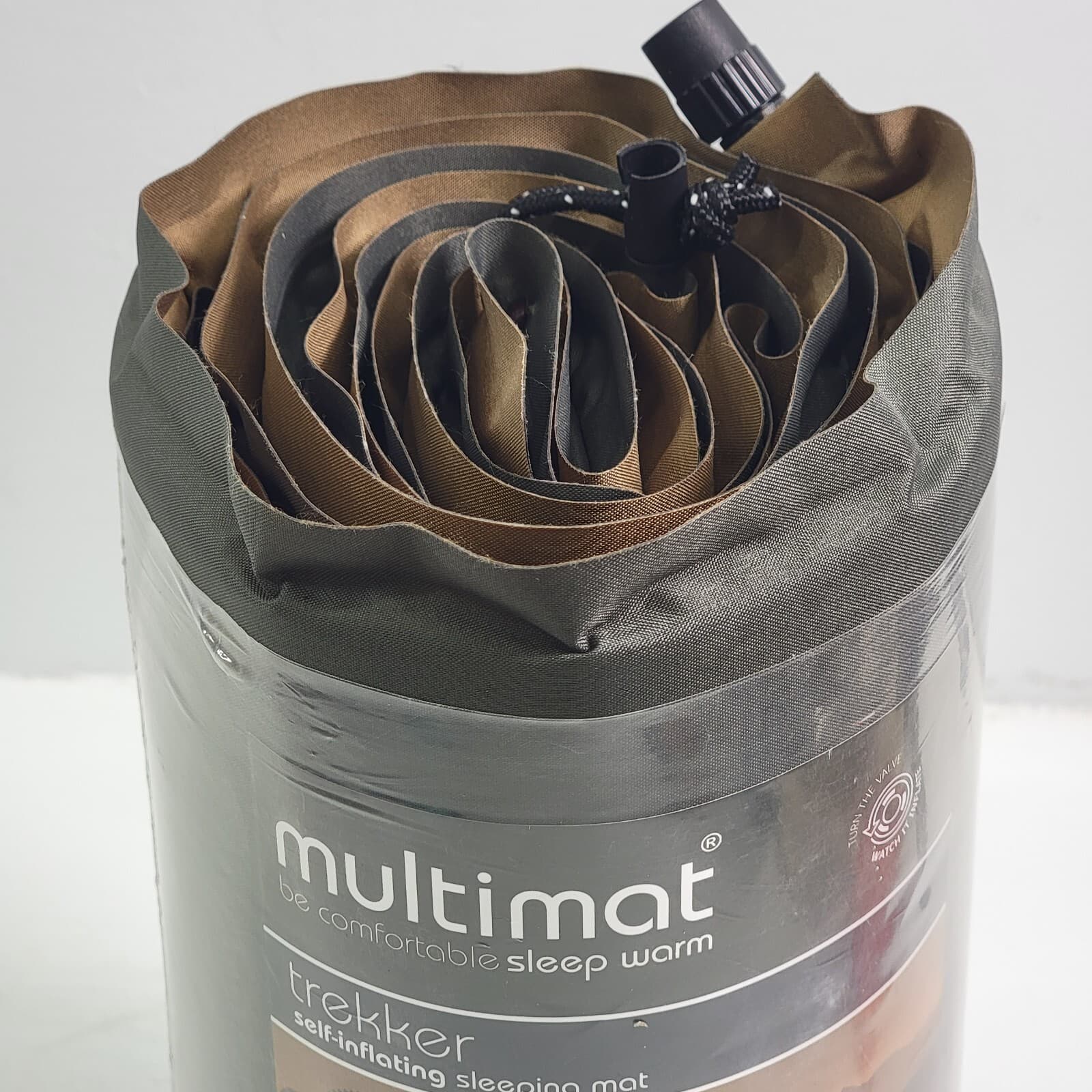 Multimat Trekker 4 Season Self-Inflating Sleeping Mat DarkGreen Military 72x20x1 3