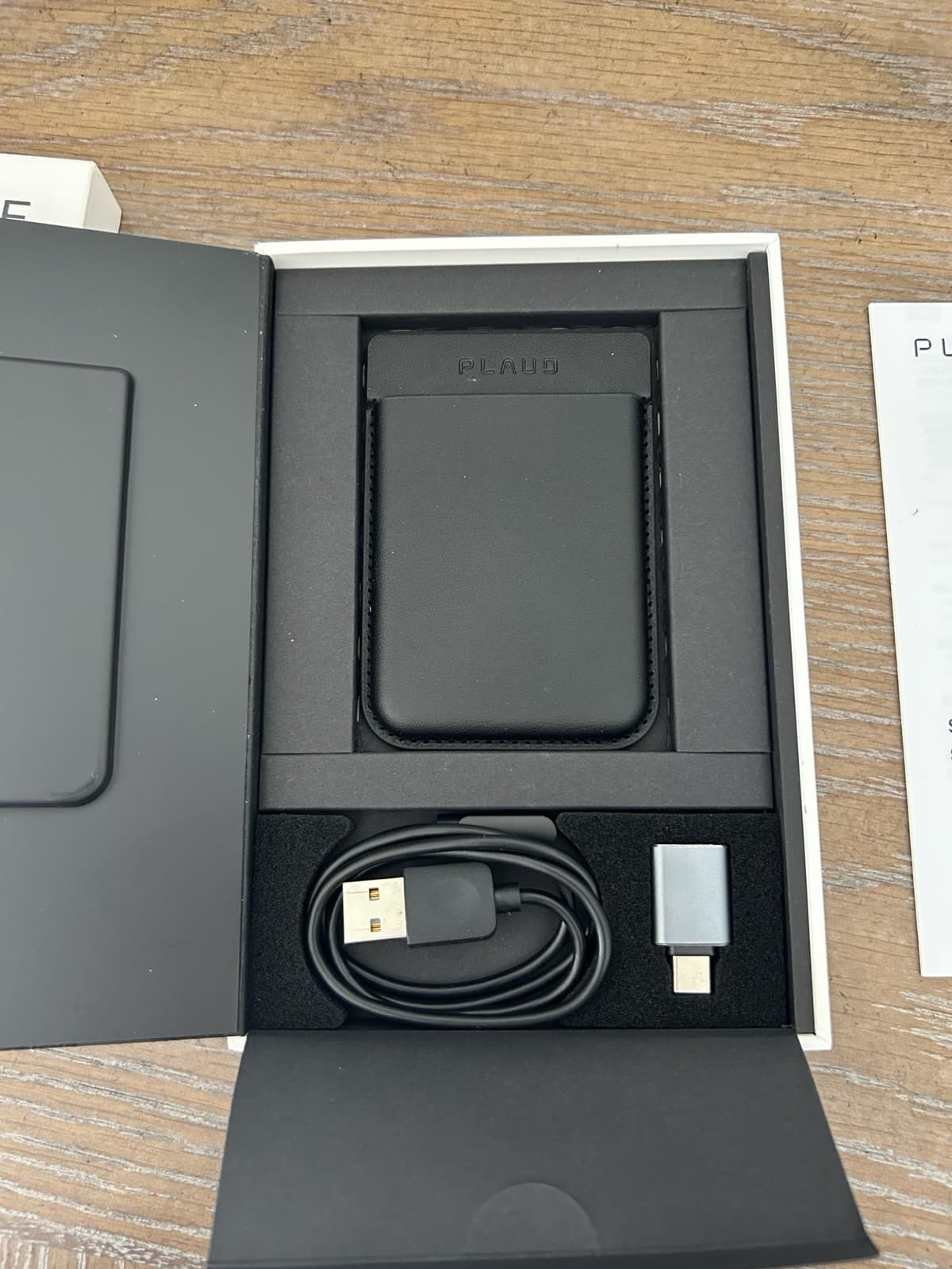 Plaud Note AI Voice Recorder App Control Transcribe 64GB Memory BLACK 5