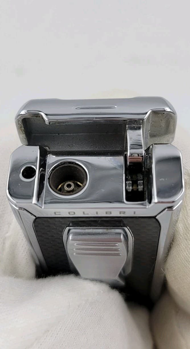 Colibri Lighter Quantum SST Wind-Resistant System Torch Flame Silver QTR-5000 6