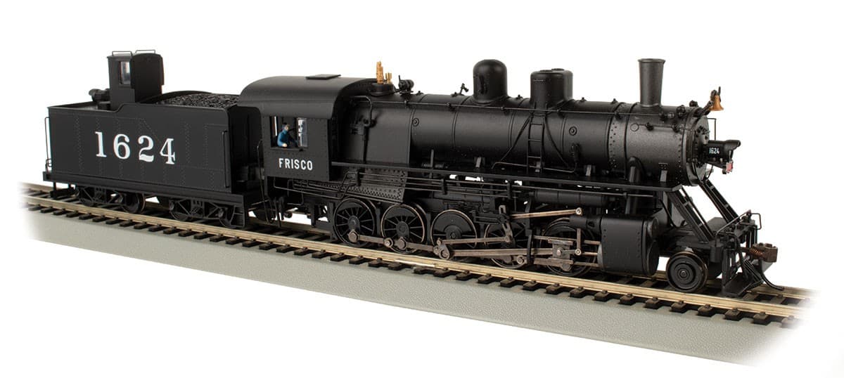 Bachmann 85403 HO Frisco 2-10-0 Decapod Steam Locomotive #1624w/DCC/WowSound