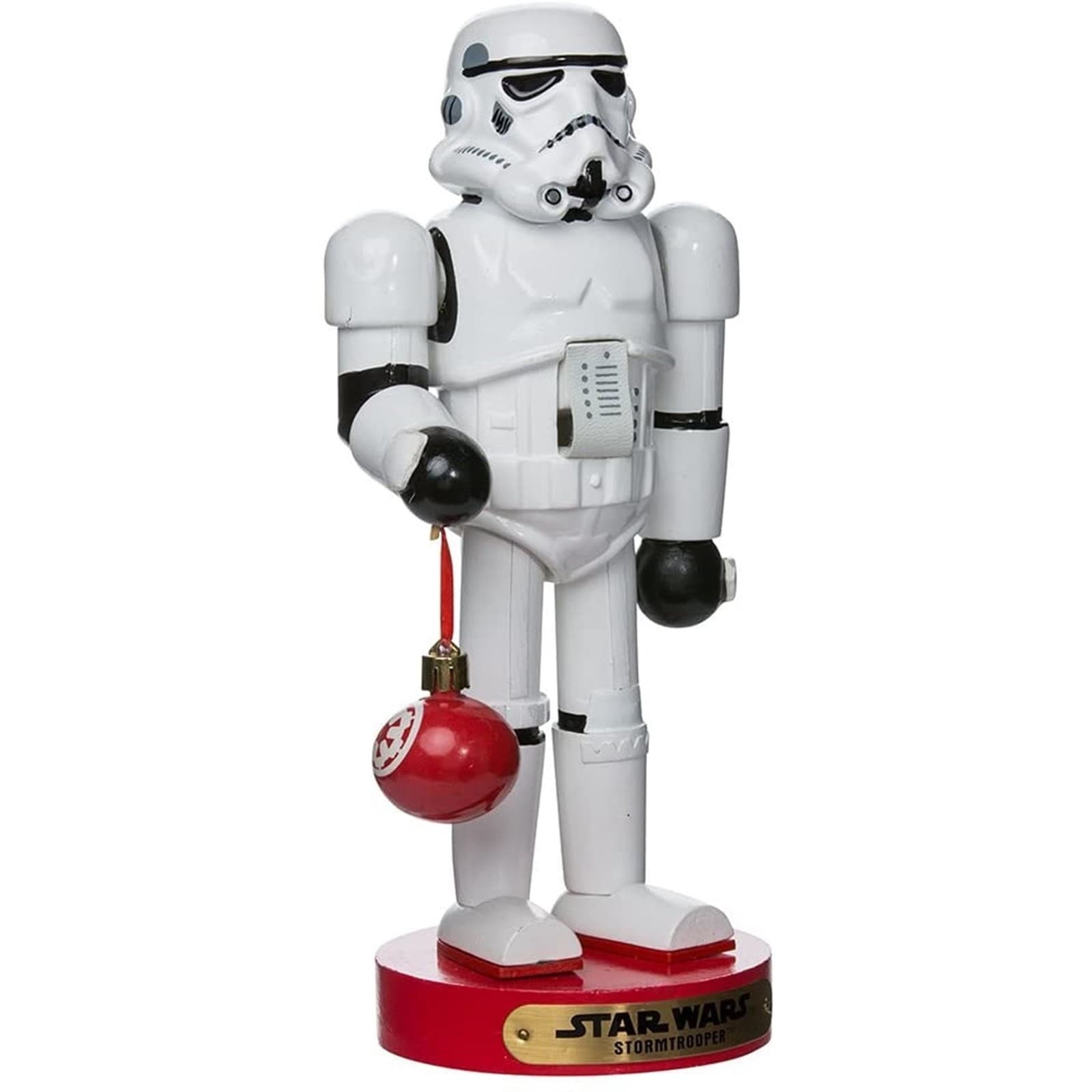 Kurt Adler Stormtrooper with Ball Ornament Nutcracker, 12-Inch 6