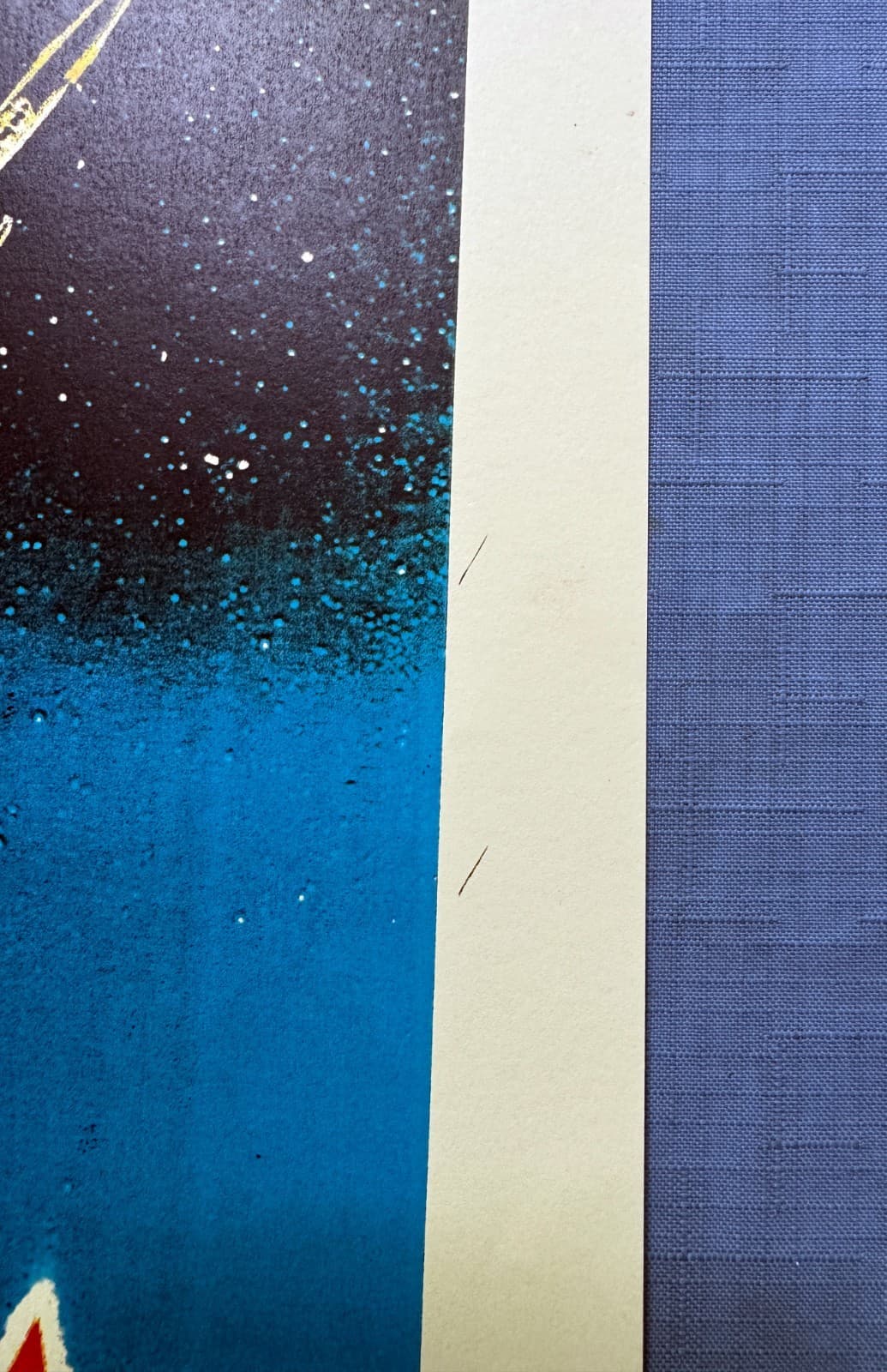 1965 Gagarin Rocket Cosmonaut Space Original Poster Russian Soviet 30x40 Rare 5