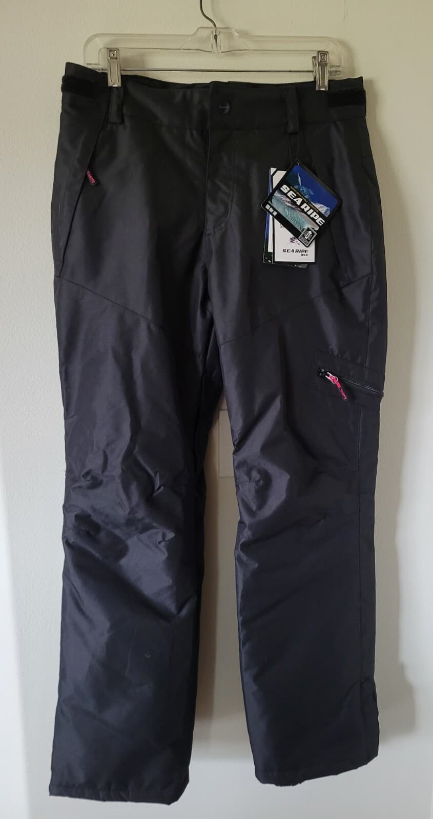 NWT Sea Ripe Genji-Tex Snowboard & Ski Pants Black Size Large Womens Breathable