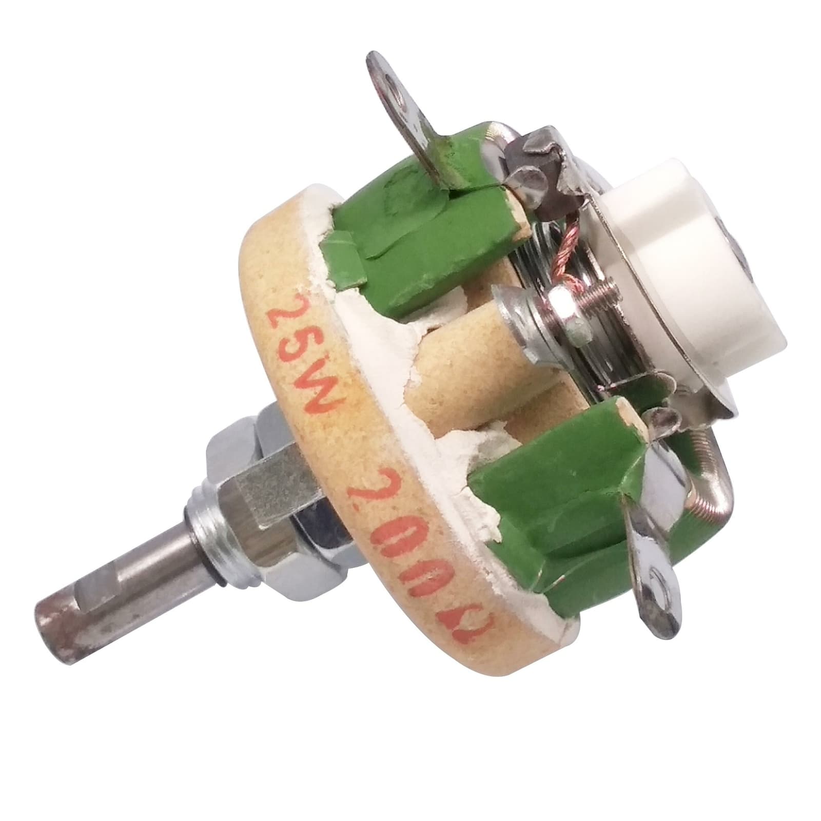 25W 200 OHM High Power Wirewound Potentiometer, Rheostat, Variable Resistor 4