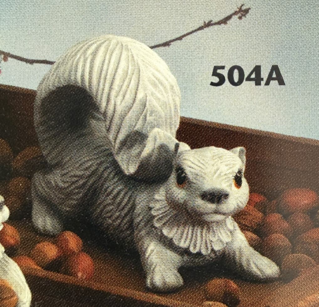 VINTAGE ARNEL'S CERAMIC MOLD #504-A SQUIRREL