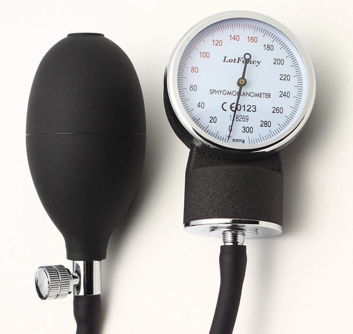 Manual Blood Pressure Arm Cuff Aneroid Sphygmomanometer Accurate Read 7.2-10.5'' 5