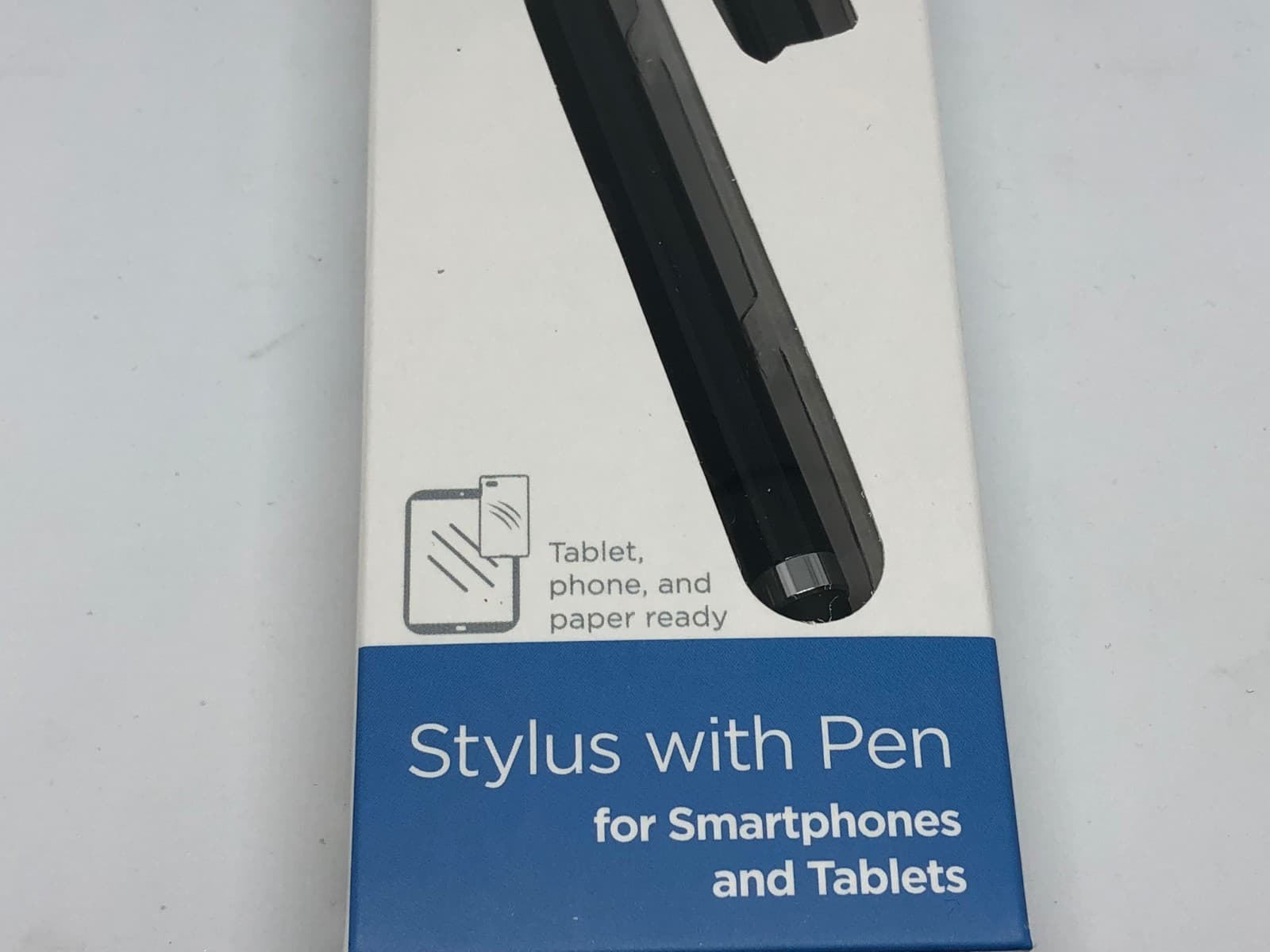 Key STYLUS with Built-in Pen for Smartphones and Tablets - Black/Chrome 3