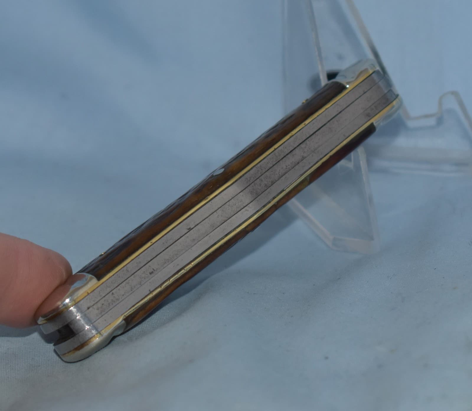 RARE VINTAGE HENRY SEARS & SON 1865 BONE SWELL CENTER WHITTLER KNIFE 1897-1959 6