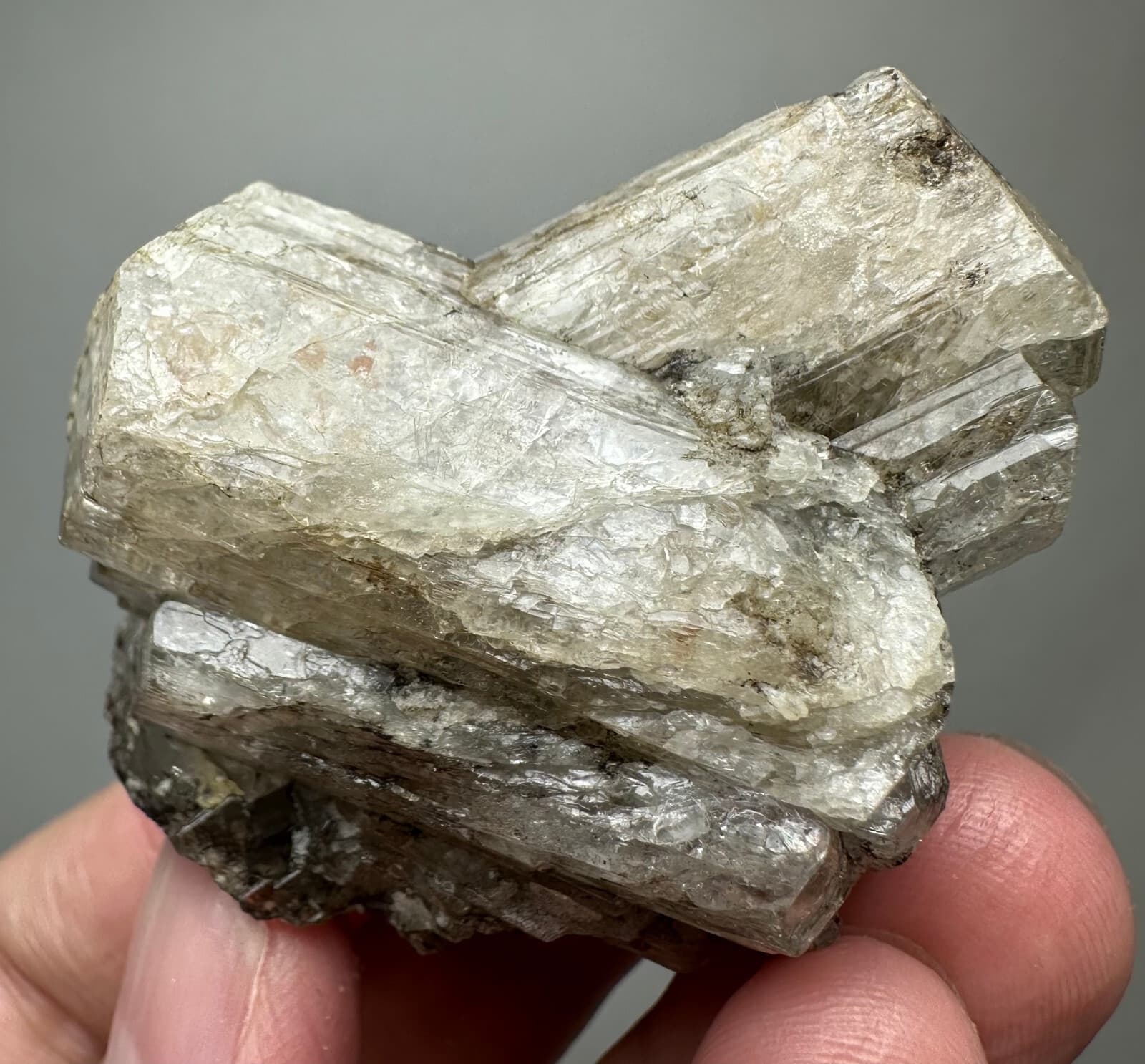 418 Ct. Fluorescent Full Terminated Wernerite Scapolite Huge Twin Crystal @Afg 6