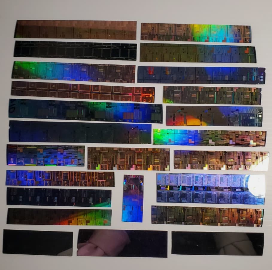 Genuine Rectangle Silicon Semiconductor IC Memory Chips Lot Projects & Education 2