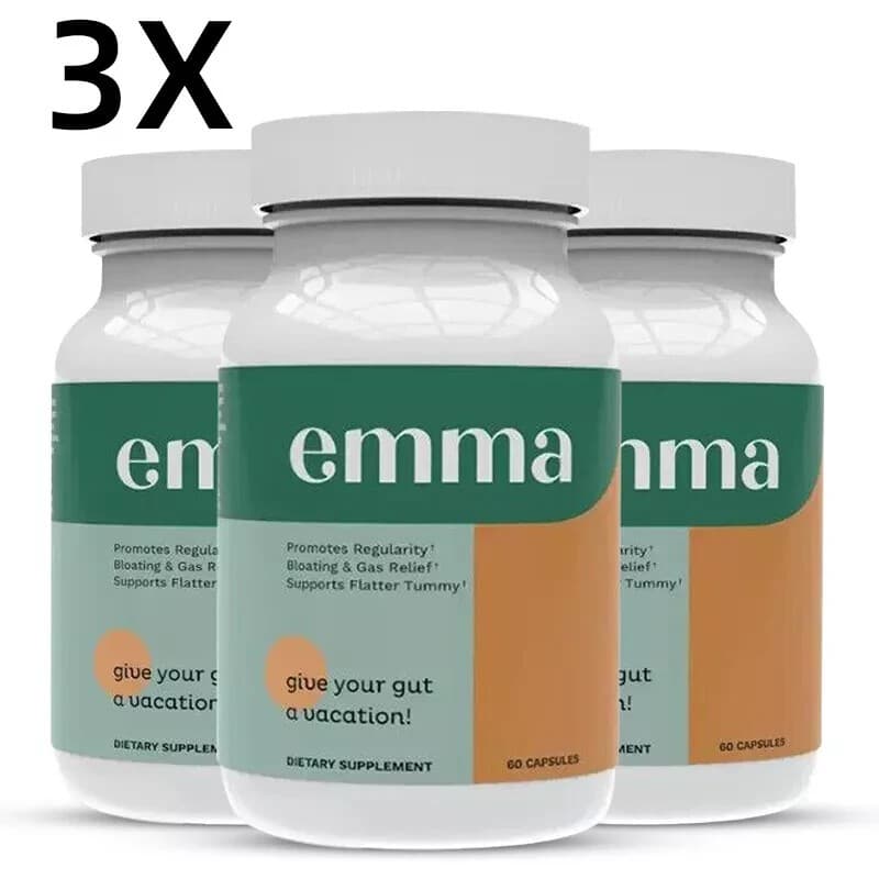 3X Emma Relief Supplement KONSCIENS KETO for Gut Bloating -180 Capsules US STOCK 2