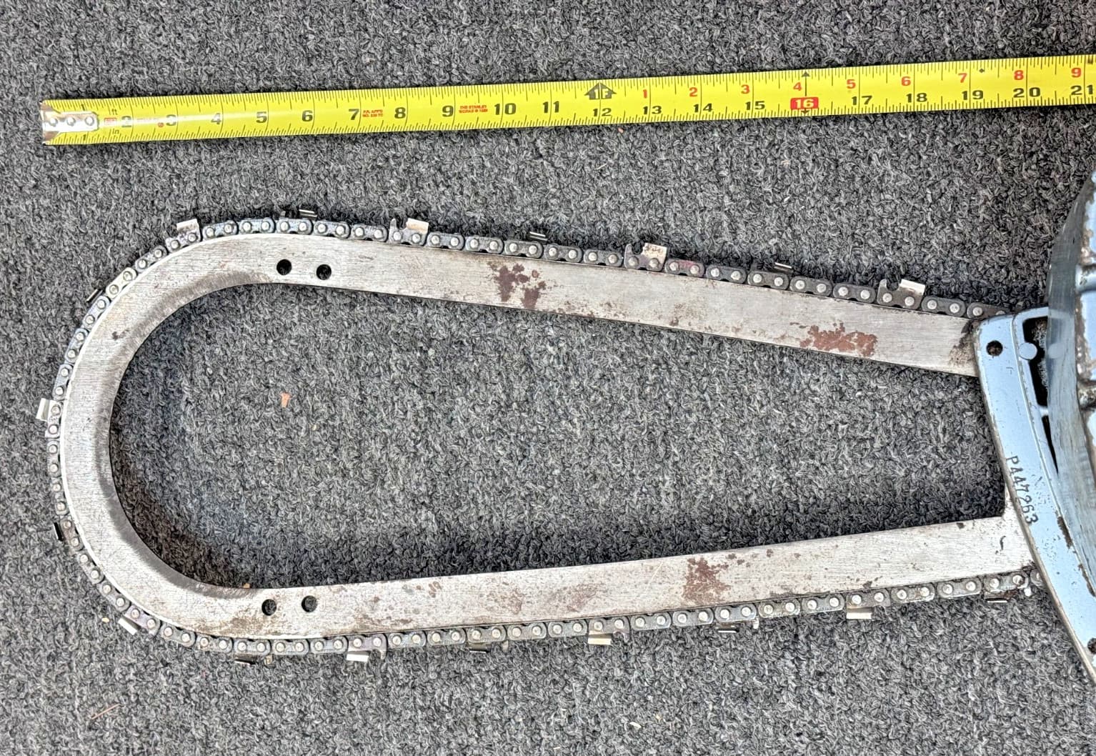 HOMELITE C-5 CHAINSAW, 18" BAR, USA, VINTAGE, UNTESTED 6