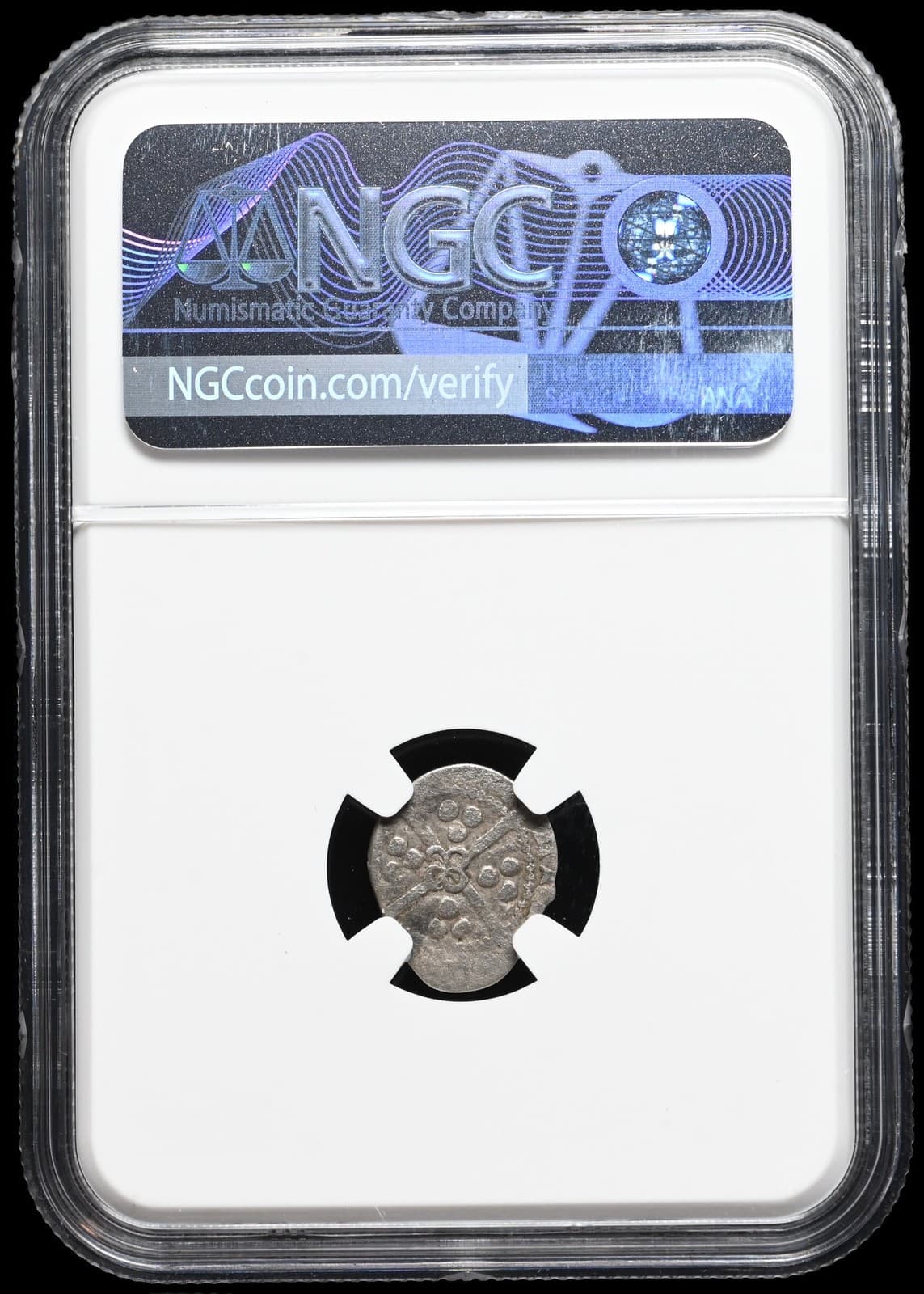 IRELAND. Edward IV, 1471-1483. Silver Penny. Dublin, Burns Type 22, NGC VF 4