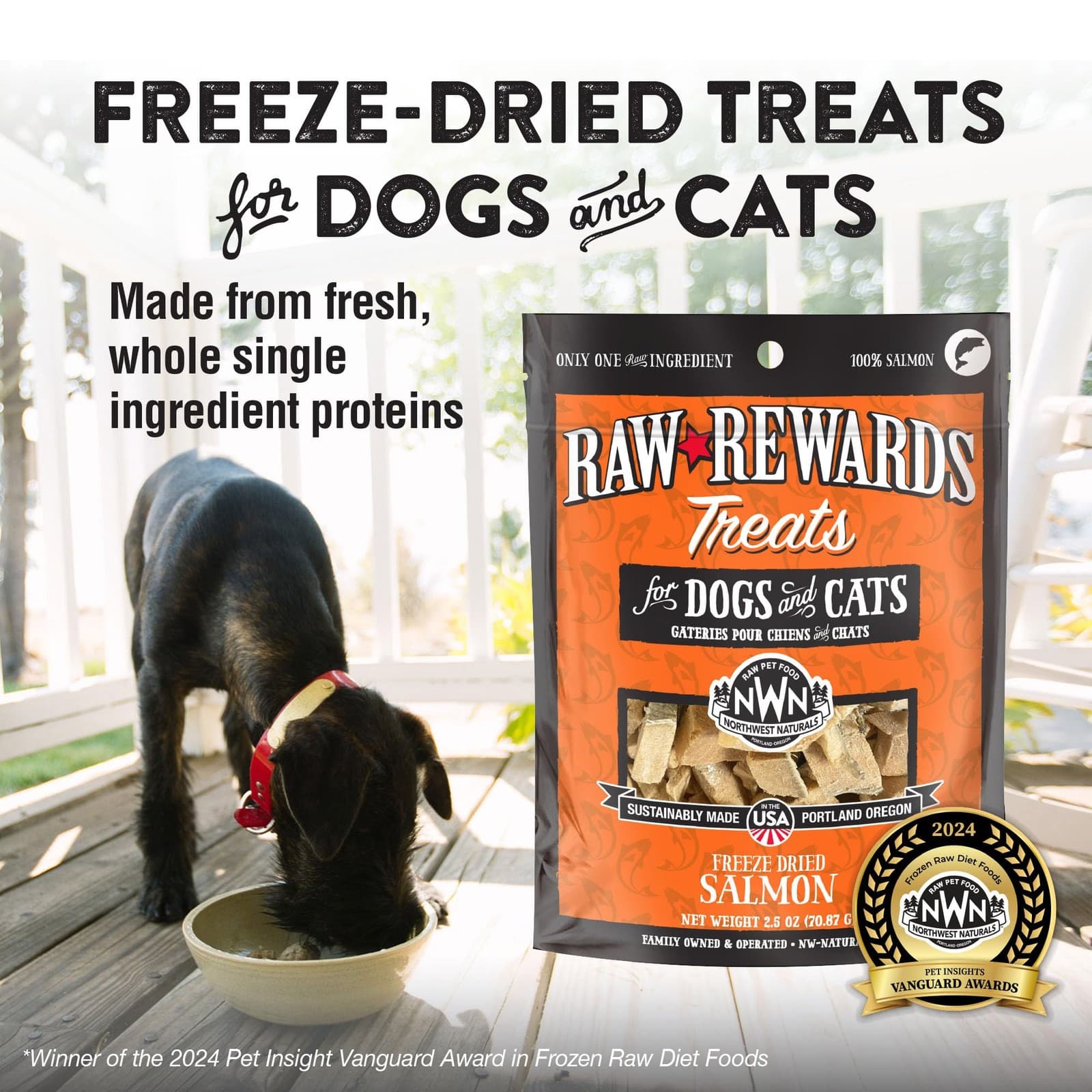 Northwest Naturals Raw Rewards Freeze-Dried Salmon Treats for Dogs and Cats -... 2