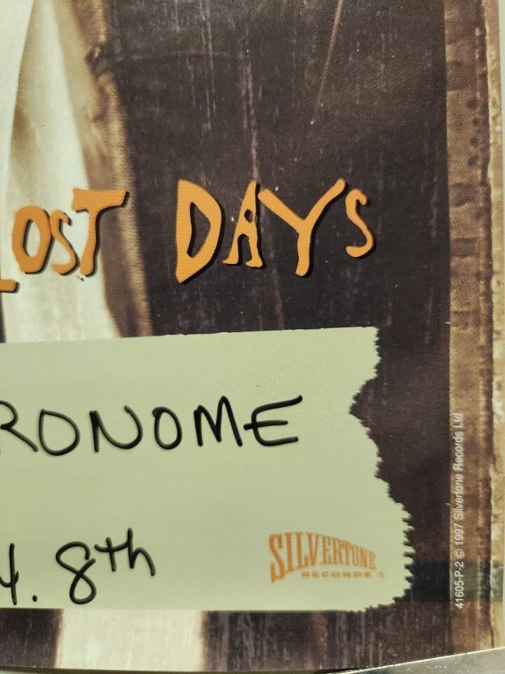 John Mayall 1997 Blues for the Lost Days Burlington,Vermont gig promo poster 2