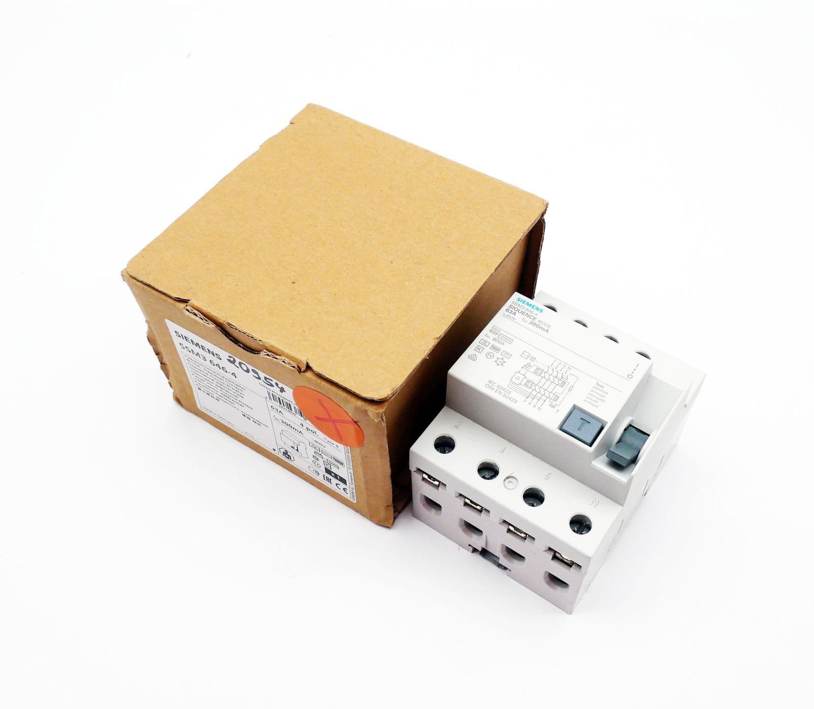 Siemens SIQUENCE 5SM3 646-4 residual current circuit breaker type B 300mA -unused/original packaging-