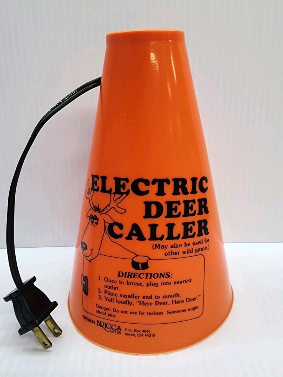 Vintage Electric Deer Caller NOVELTY FOR Hunters Briggs Gift Company