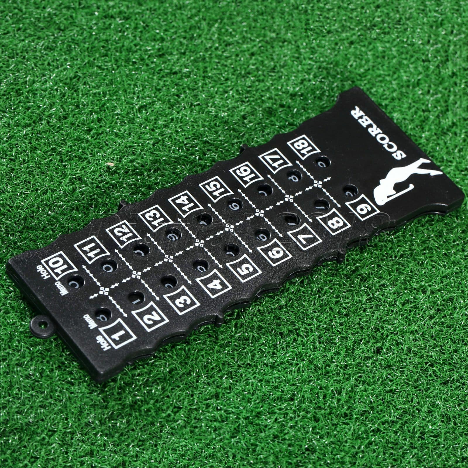 Plastic Golf 18 Hole Stroke Keeper Shot Score Counter Scoring Tally Key Chain 4