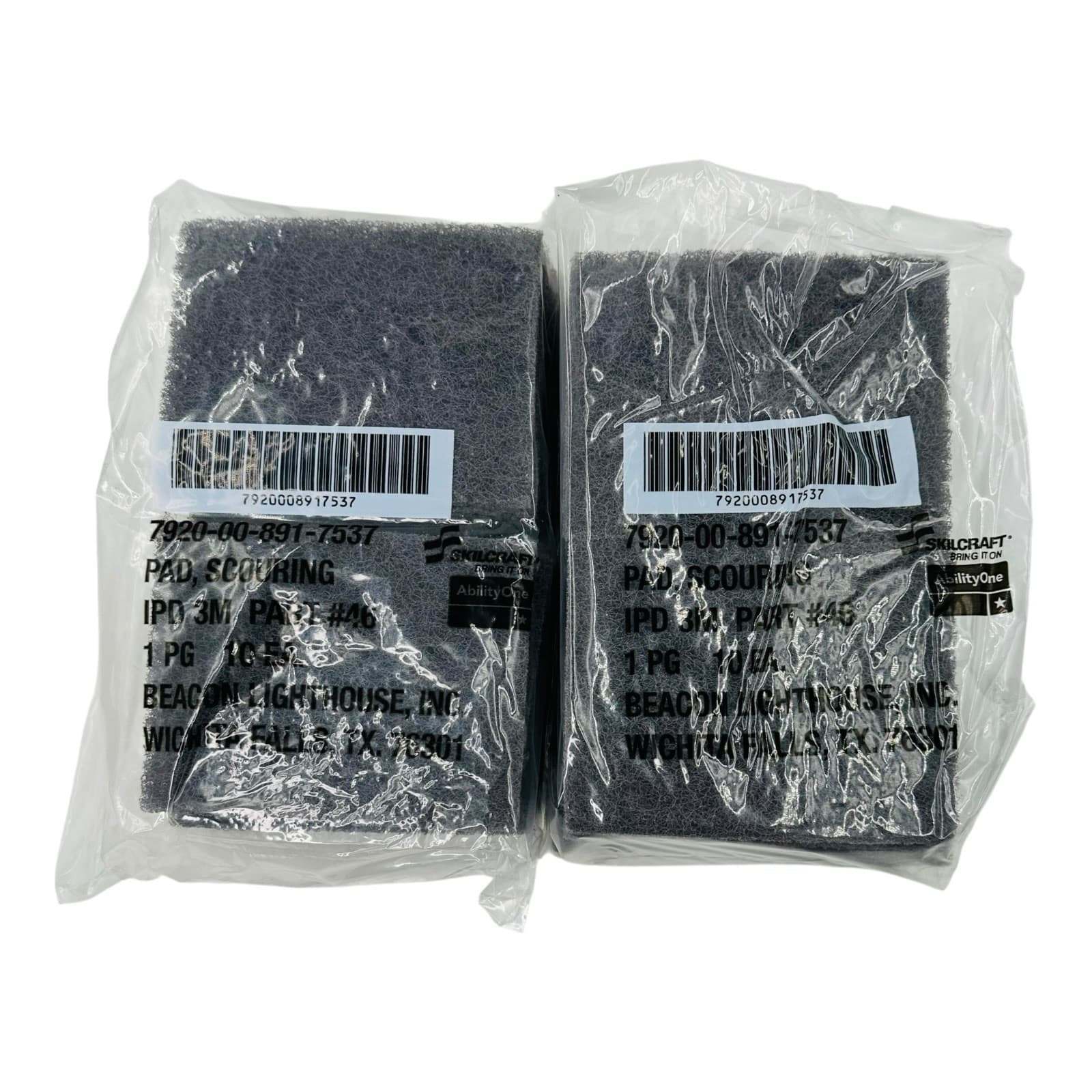 20 Pads Skilcraft Griddle Polishing Pad 4" x 5-1/4" Scouring Pad 3M Part # 46-20 2