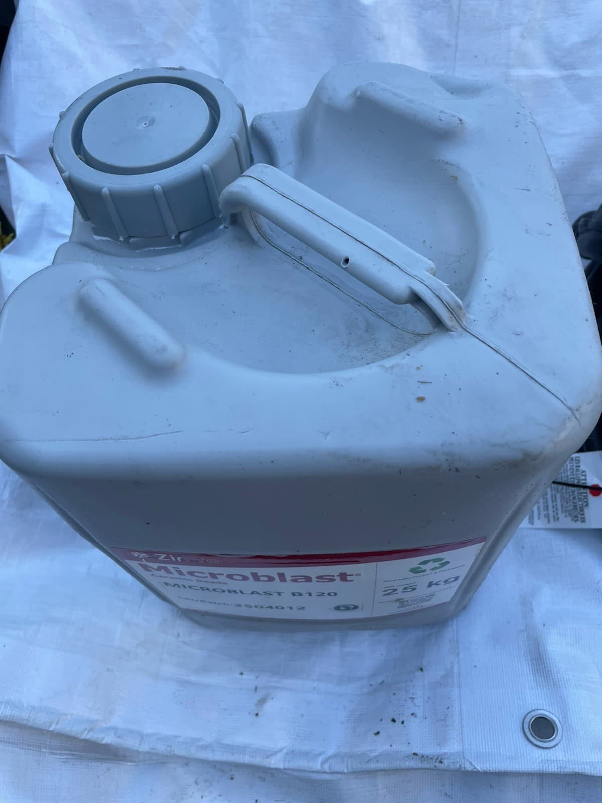 ZirPro Zirblast Microblast B120 Ceramic Beads 56lbs/25Kg Bulk 63-125 um 2