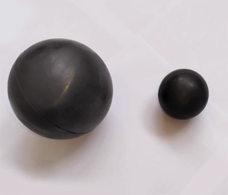 Black Round Solid Rubber Ball Bouncy Balls Training Ball Diameter 2mm - 75mm 6
