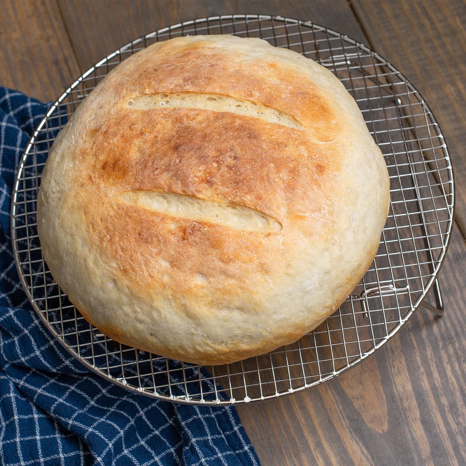 9" 201 Stainless Steel Round Cooking Rack with 20mm Legs 5