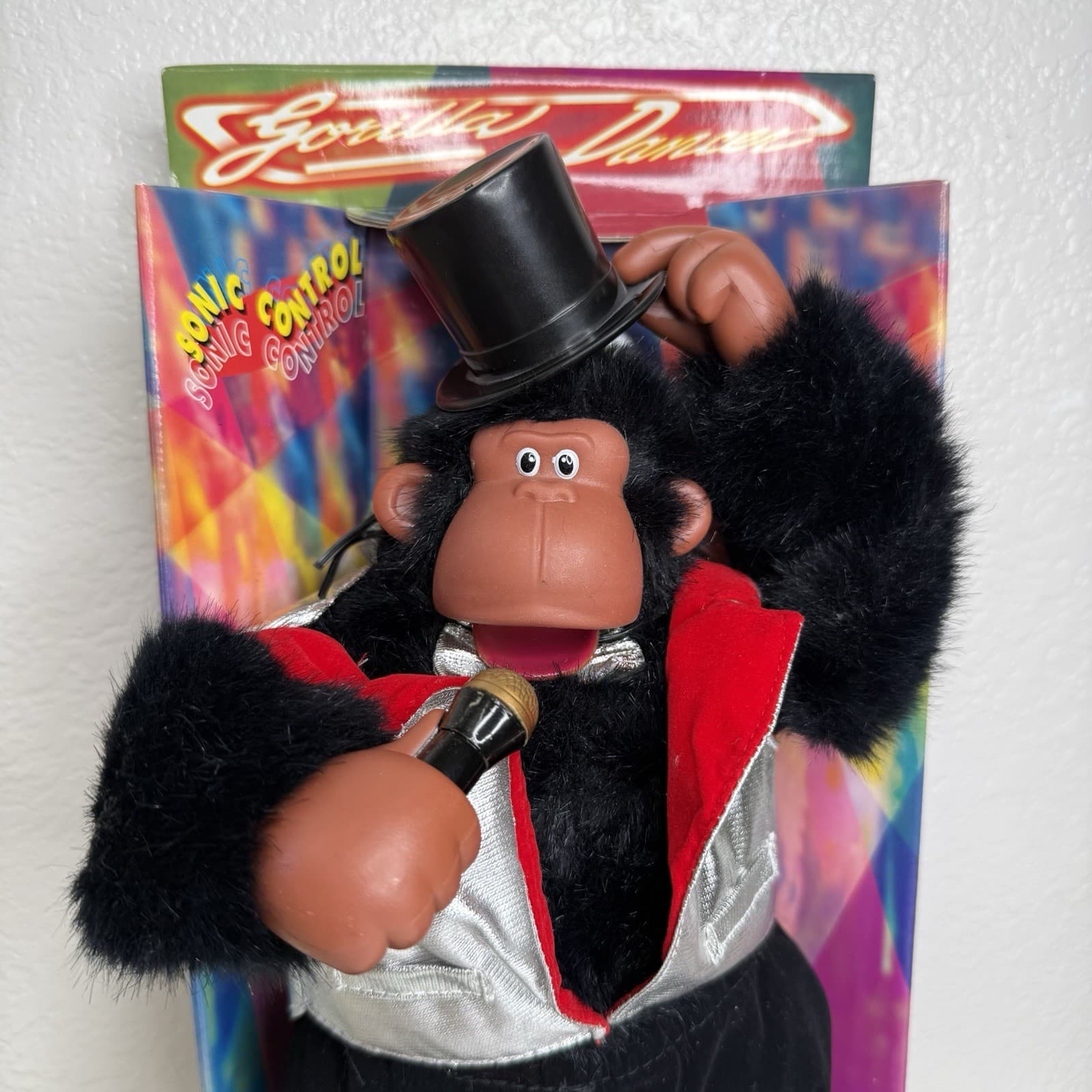 Vintage Rare Magogo Gorilla Dancer Singing Dancing Gorilla Toy Unused New in Box 2